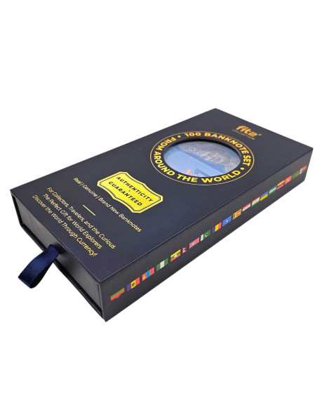 100 skirtingų banknotų rinkinys iš įvairių pasaulio šalių FIT2 Collection