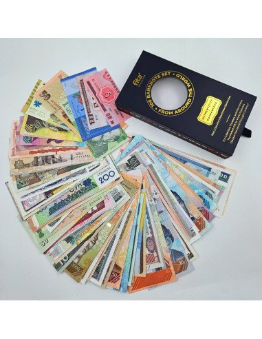 100 skirtingų banknotų rinkinys iš įvairių pasaulio šalių FIT2 Collection — vaizdas 7