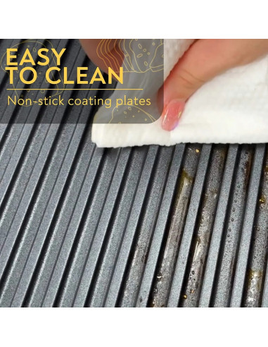 Uždaras grilis Fit2, 2000W