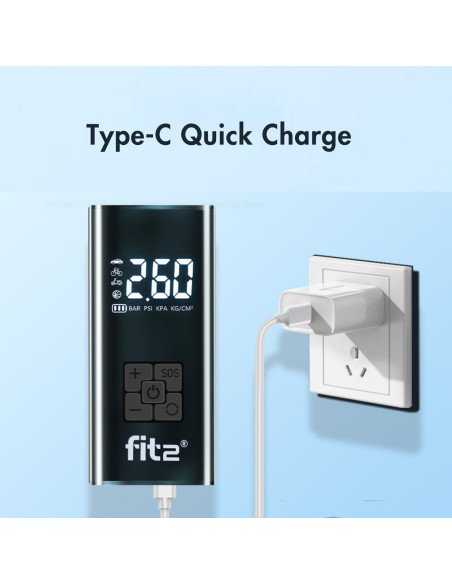 Electric Rechargeable Air Pump FIT2 Bike — view 9