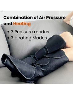 Limfodrenažinis kojų masažuoklis su oro suspaudimu ir šildymu FIT2 2