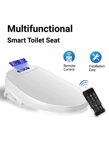 FIT2 MSC403-L Smart Toilet Seat with Bidet, Heated Seat, Dryer — view 3