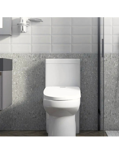 Smart toilet seat with bidet, heated seat and...