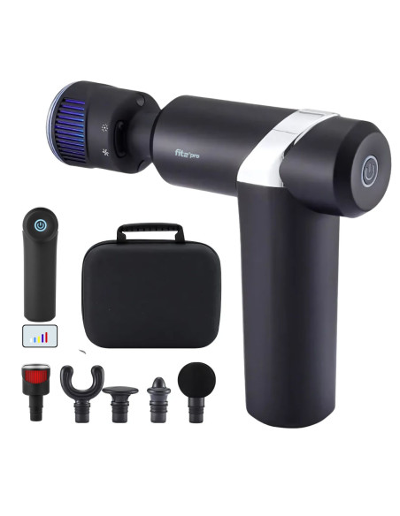 Massage gun FIT2PRO with cooling and heating (black)