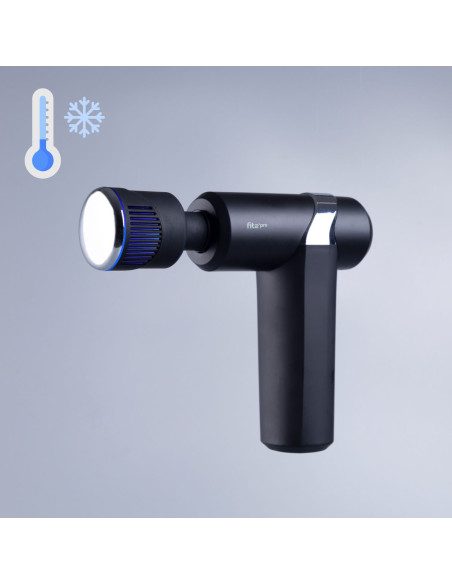 Massage gun FIT2PRO with cooling and heating (black)