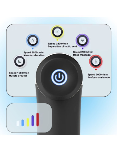 Massage gun FIT2PRO with cooling and heating...