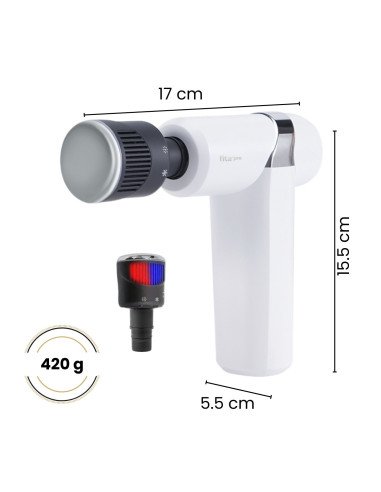 Massage gun FIT2pro with cooling and heating (white) — view 2