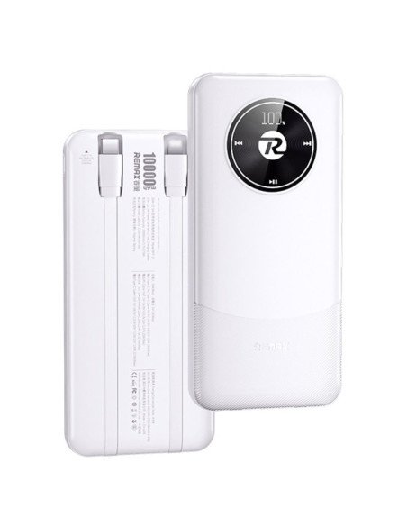 Išorinė baterija (Powerbank) REMAX RPP-37 10000mAh 2.1A 2×USB, balta
