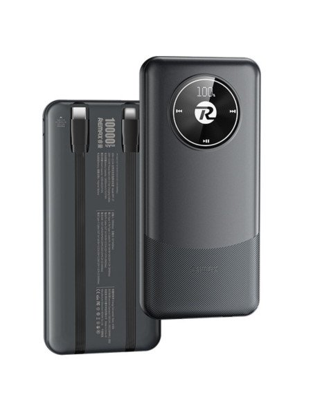 REMAX Power Bank 10000mAh 2.1A 2×USB RPP-37, Black