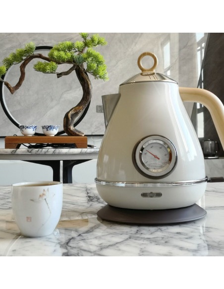 Electric Retro-Style Kettle FIT2, 1.7 L, with Thermometer