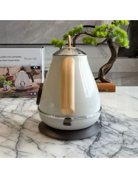 Electric Retro-Style Kettle FIT2, 1.7 L, with Thermometer