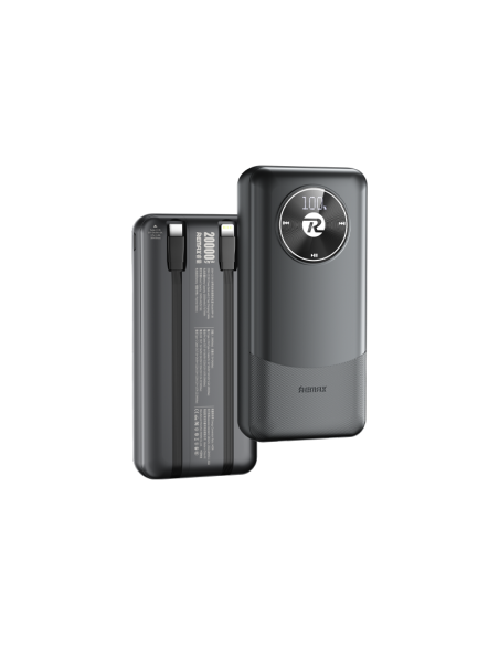 REMAX Power Bank 20000mAh 2.4A Dual USB RPP-38, Black