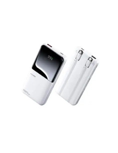 REMAX RPP-679 Fast Charging Powerbank with 2 Cables, 10000mAh – White 2