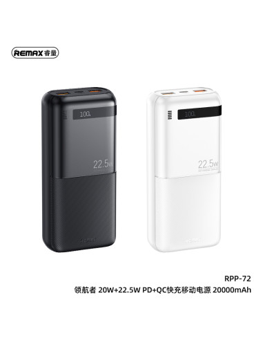 REMAX RPP-72 Powerbank 20000mAh, Black