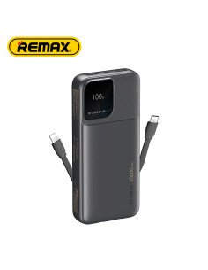 Išorinė baterija (Powerbank) REMAX RPP-658 20000mAh su dviguba įvestimi ir trigubu išėjimu, juoda
