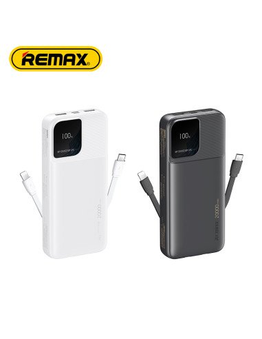 REMAX Power Bank 20000mAh with Dual Input and Triple Output RPP-658, Black — view 2