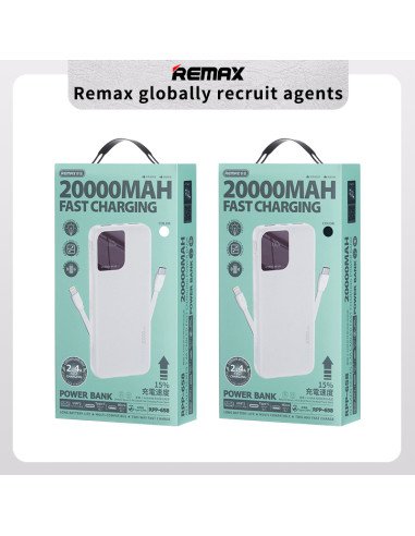 REMAX Power Bank 20000mAh with Dual Input and Triple Output RPP-658, Black — view 4