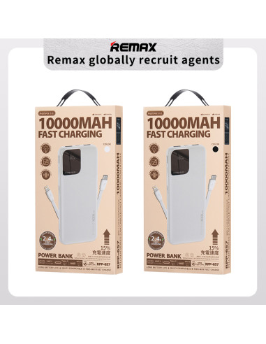 REMAX RPP-657 Power Bank 10000mAh, 2.4A Fast...