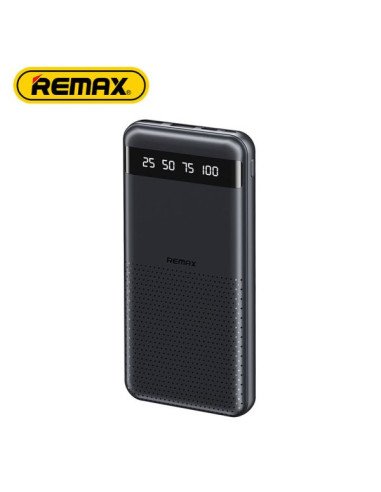 REMAX Power Bank 10000mAh 2.4A with Display RPP-10, Black