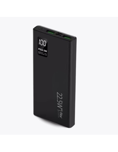 Išorinė baterija - powerbank FIT2 K7, 10000mAh, juoda