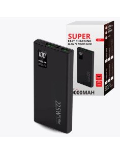 Išorinė baterija - powerbank FIT2 K7, 10000mAh, juoda 2