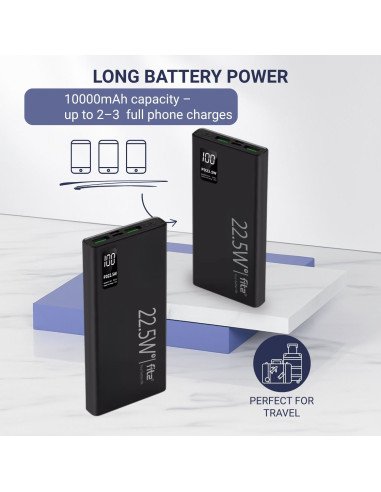 Powerbank FIT2 K7 10000mAh, Black — view 7