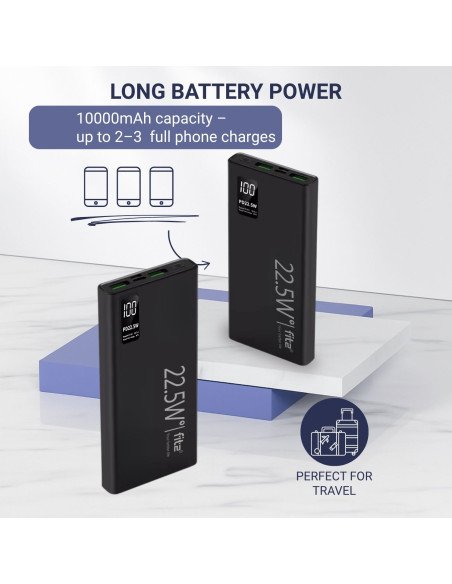 Powerbank FIT2 K7 10000mAh, Black — view 7