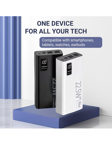 Powerbank FIT2 K8, 20000mAh, Black