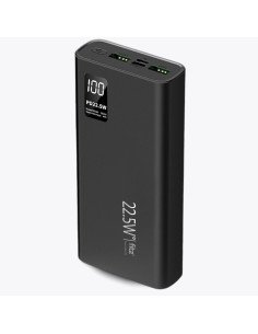 Išorinė baterija - powerbank FIT2 K8, 20000mAh, juoda