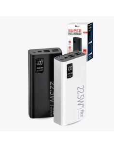 Išorinė baterija - powerbank FIT2 K9, 30000mAh, juoda 2