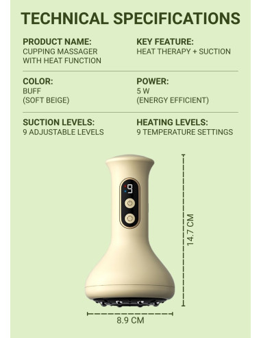Cupping Therapy Massager FIT2, electric