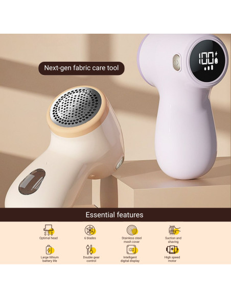 Drabužių pūkų rinkiklis FIT2, belaidis, elektrinis