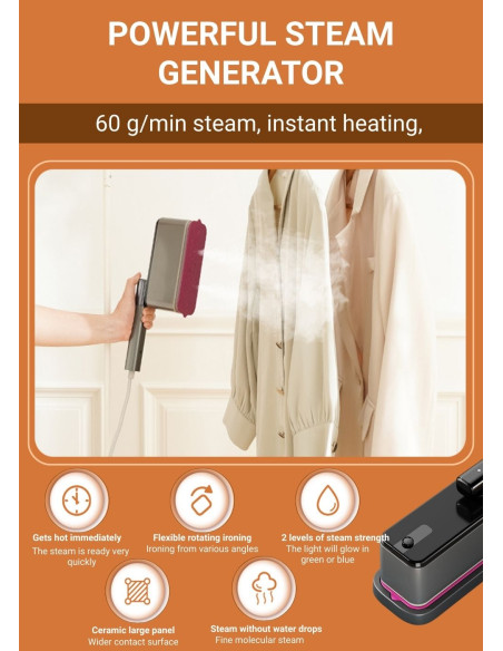 Portable Steam Electric Iron FIT2