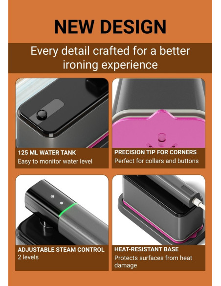 Portable Steam Electric Iron FIT2