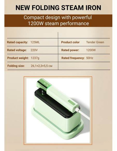 Portable Steam Electric Iron FIT2