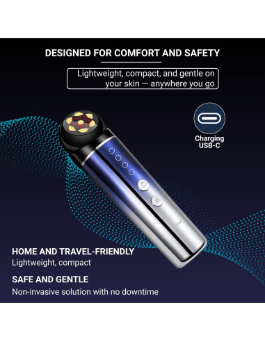 RF Facial Care Device with EMS Microcurrents,...