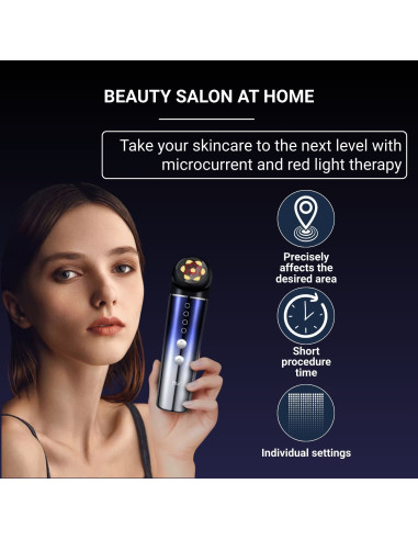 RF Facial Care Device with EMS Microcurrents,...