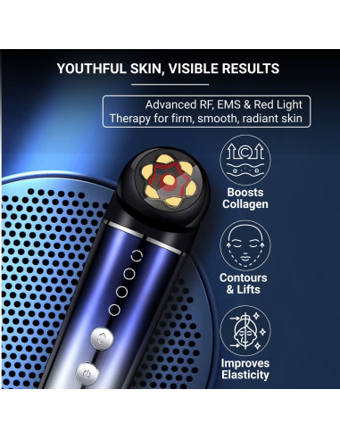 RF Facial Care Device with EMS Microcurrents,...