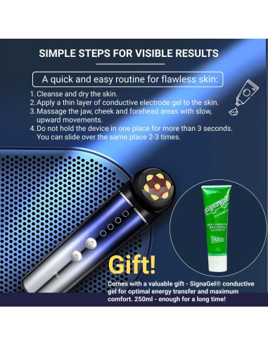 RF Facial Care Device with EMS Microcurrents,...