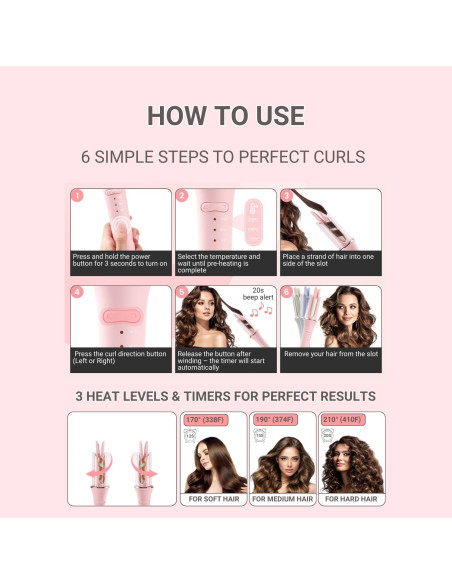 Automatic Hair Curling Stick FIT2