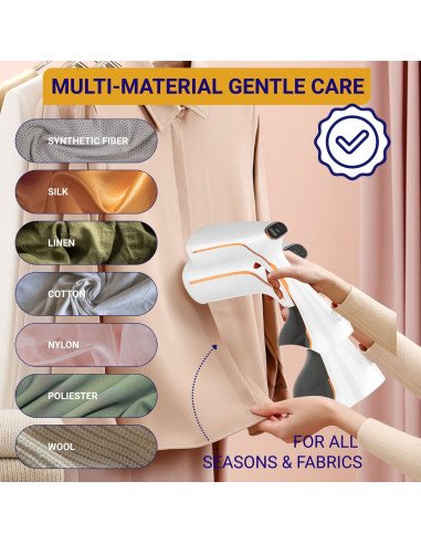 Garų lygintuvas Fit2, FIT801-W, baltas — vaizdas 3