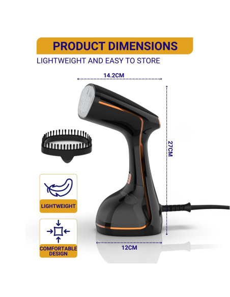 Garment Steamer FIT2, FIT801-J, black