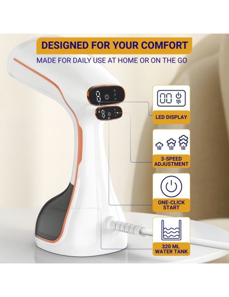 Garment Steamer FIT2, FIT801-J, black — view 8