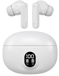 FIT2 TWS Wireless Earbuds Bluetooth 5.4 with Charging Case FITH895, White