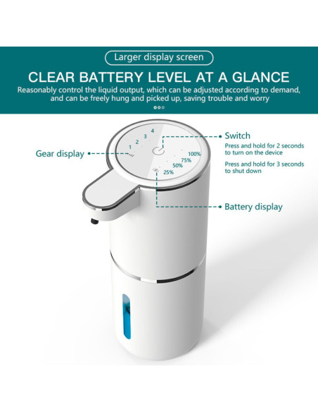 Automatic Soap Dispenser Fit2 with Sensor, 380ml, Foam