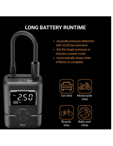 Belaidė elektrinė oro pompa FIT2 Mini