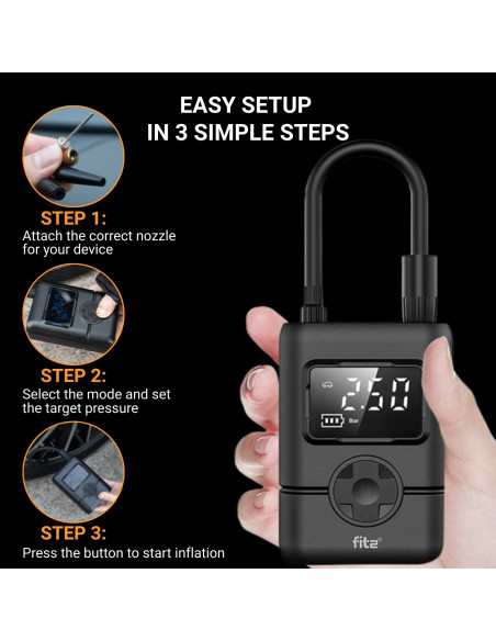 Belaidė elektrinė oro pompa FIT2 Mini