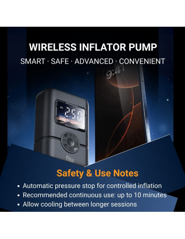 Air Compressor FIT2 Mini, Portable, Rechargeable