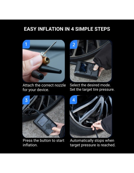 Air Compressor FIT2 Mini, Portable, Rechargeable