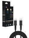 Greitojo įkrovimo laidas FITWS003, 60W, (Type C - Type C), juodas